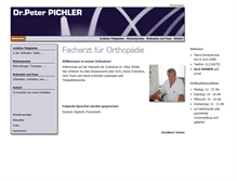 Tablet Screenshot of ortho-pichler.at